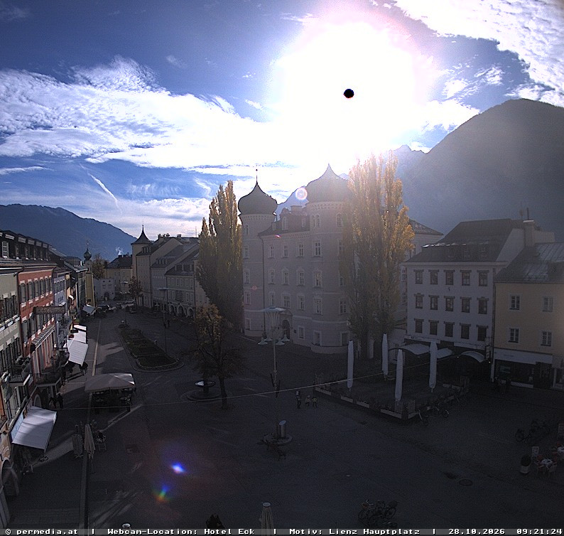 Mittags-Snapshot: Hauptplatz Lienz