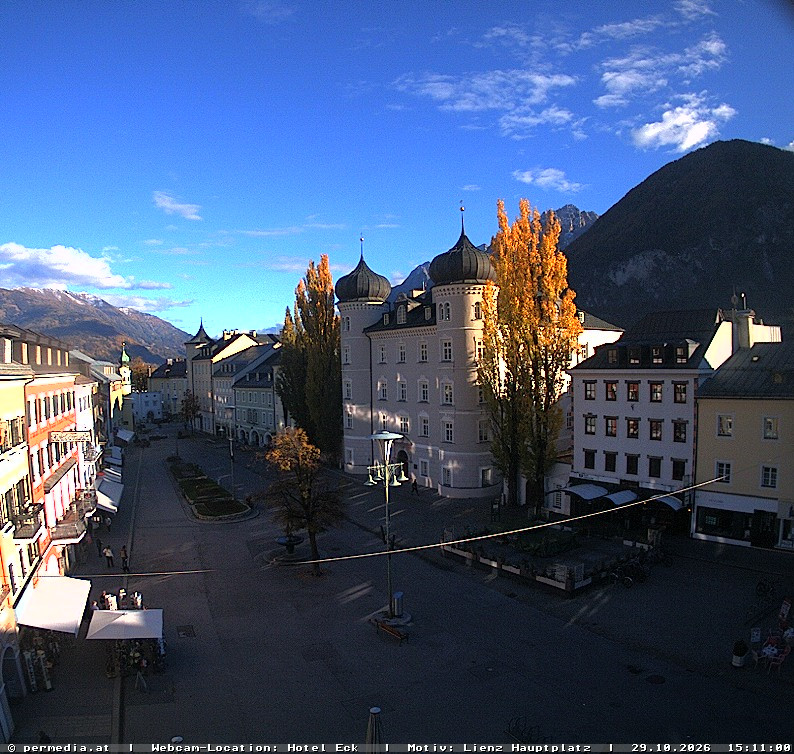 Mittags-Snapshot: Hauptplatz Lienz